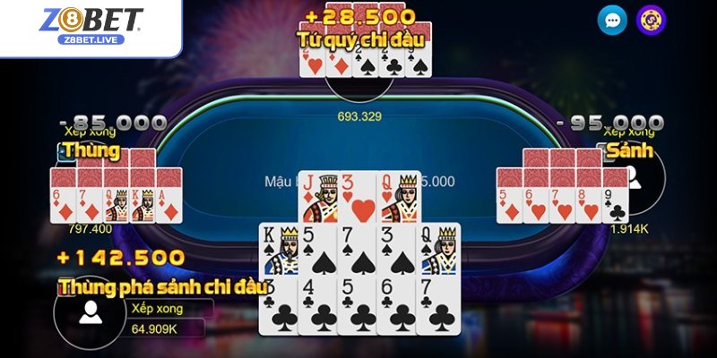 Mậu Binh Là Gì? Cách Chơi Và Mẹo Chơi Thắng Ở Z8bet Lưu ý khi chia bài và phân chi hợp lý