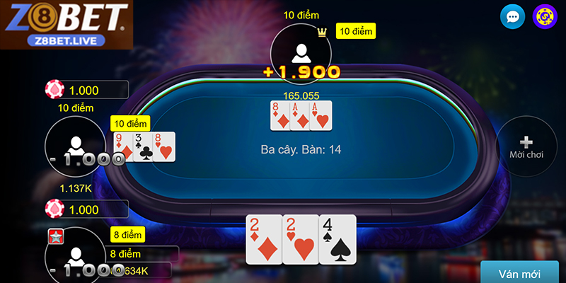 Chơi 3 Cây Online Và Nhận Phần Thưởng Hấp Dẫn Tại Z8BET Cách chơi 3 Cây online đơn giản dễ hiểu cho người mới